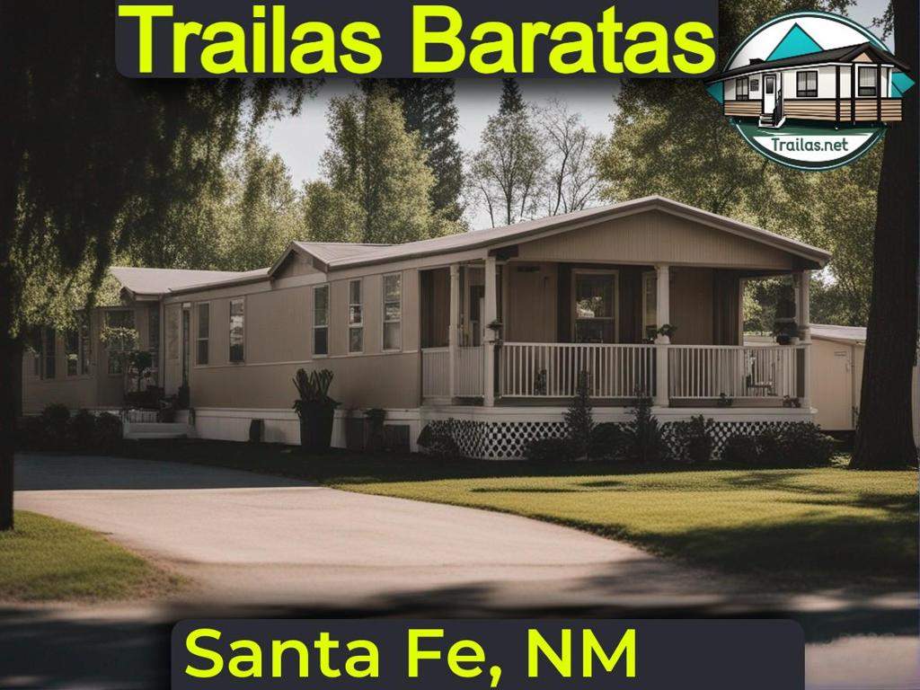 Explora parques de trailas en renta económicos con información de contacto y detalles de dirección para una vida sin lujos en Santa Fe, Nuevo México (New Mexico).