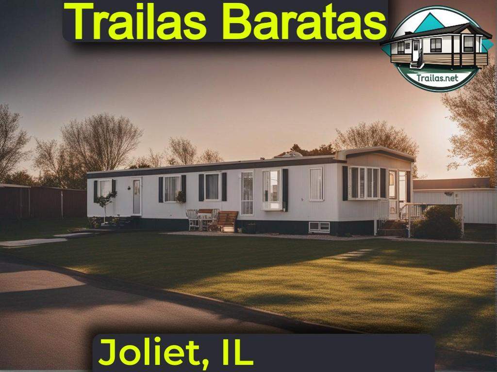 Parques de trailas baratas en renta con información de contacto y direcciones convenientes para vivir con bajo presupuesto en Joliet, Illinois.