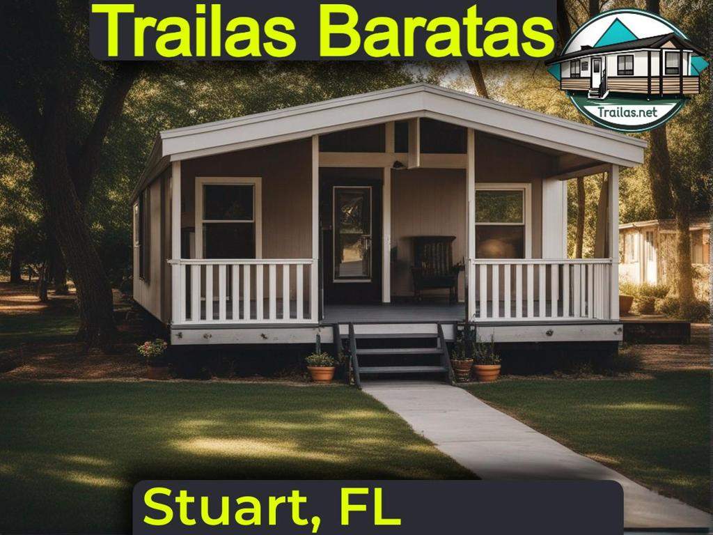Obtén el teléfono y dirección de parques de trailas baratos para una vida sencilla y cómoda en Stuart, Florida.