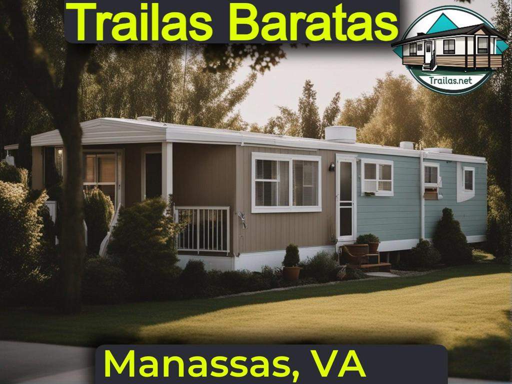 Inspecciona parques de trailas con contacto y direcciones para una opción de vivienda asequible en Manassas, Virginia.