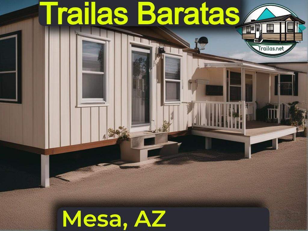 Teléfonos y direcciones de parques de trailas en renta para una opción de vivienda asequible en Mesa, Arizona.
