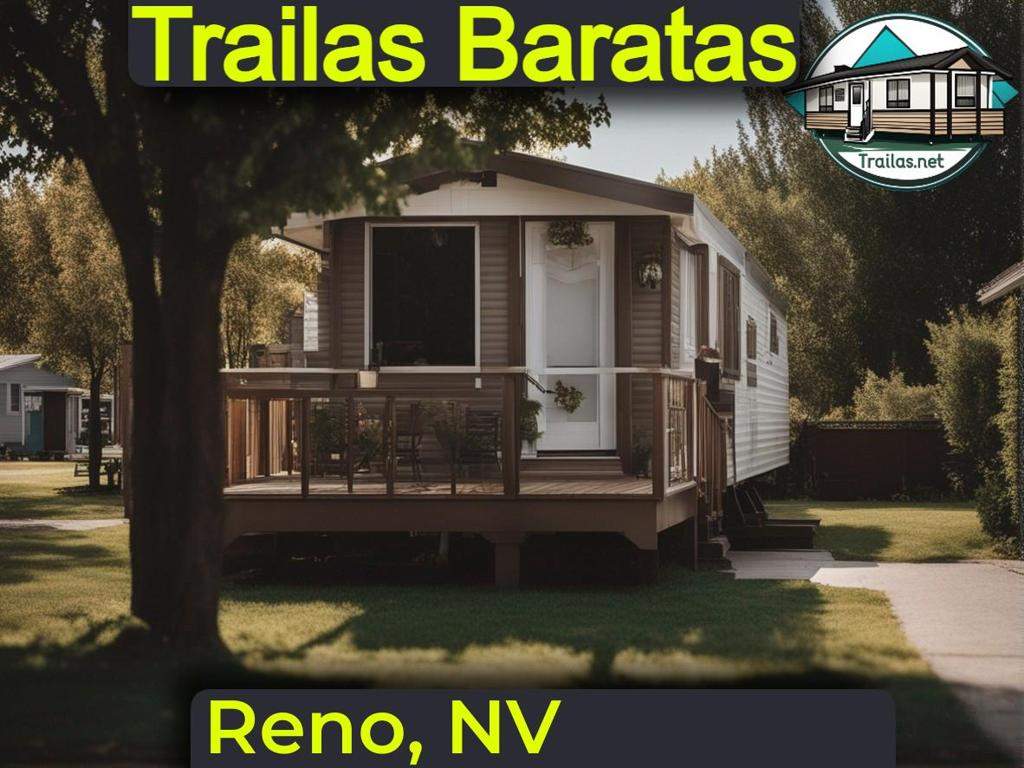 Obtén el teléfono y dirección de parques de trailas baratos para una vida sencilla y cómoda en Reno, Nevada.