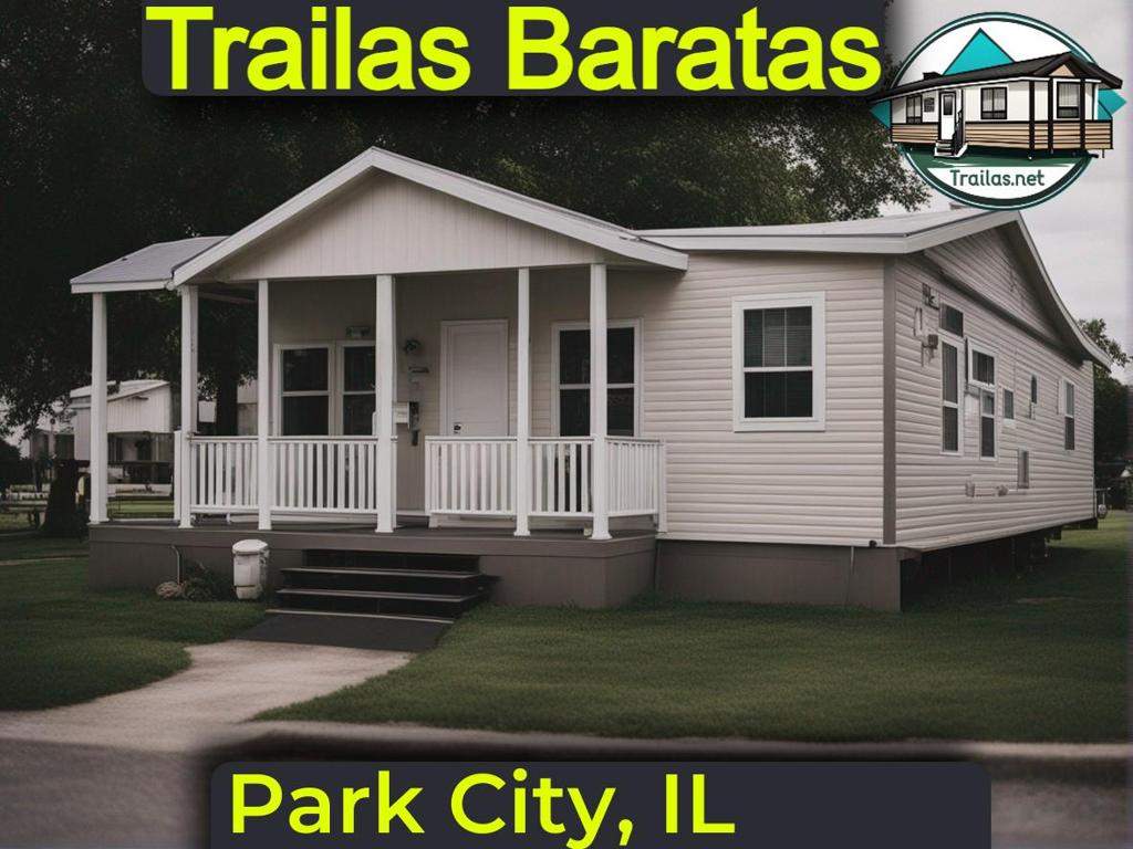 Reserva una plaza en parques de trailas baratos con teléfonos y direcciones para una vivienda asequible en Park City, Illinois.