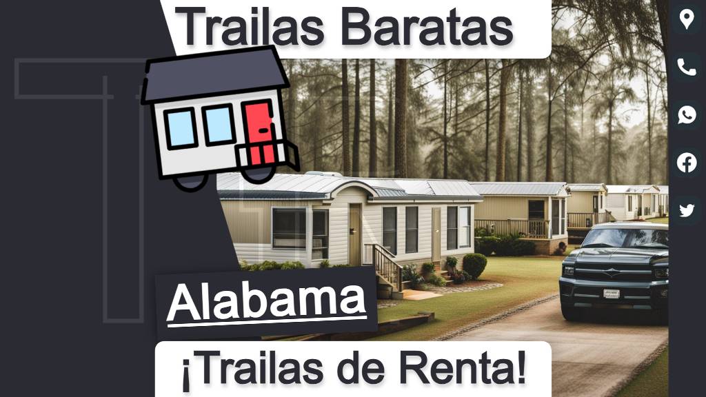 Encuentra parques de trailas en renta con precios accesibles y detalles de contacto en el estado de Alabama.