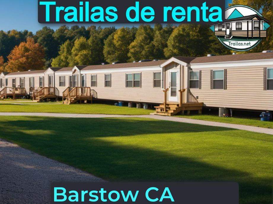 Parqueaderos y parques de trailas de renta disponibles para vivir cerca de Barstow CA