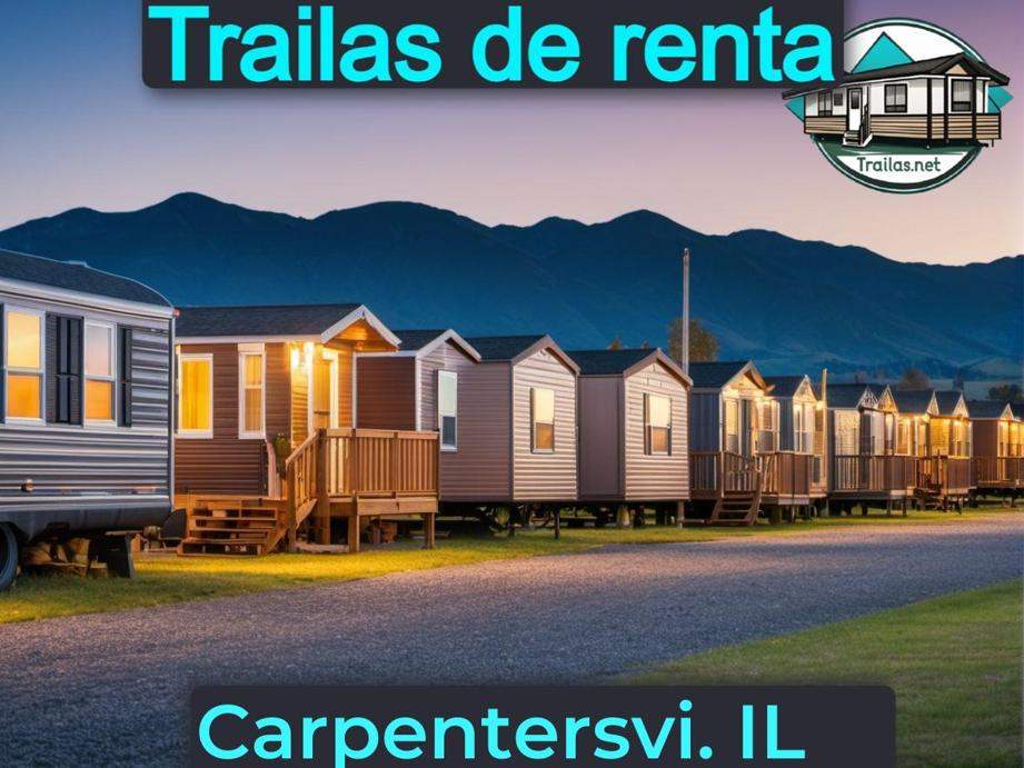 Parqueaderos y parques de trailas de renta disponibles para vivir cerca de Carpentersville IL