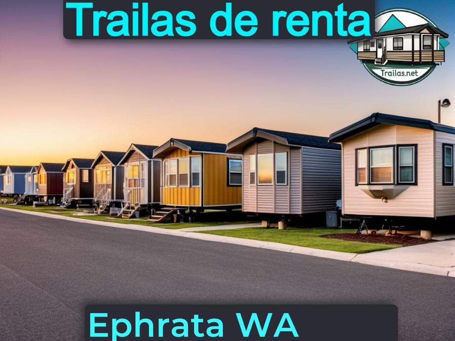 Parqueaderos y parques de trailas de renta disponibles para vivir cerca de Ephrata WA
