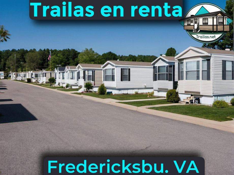 Parqueaderos y parques de trailas de renta disponibles para vivir cerca de Fredericksburg VA