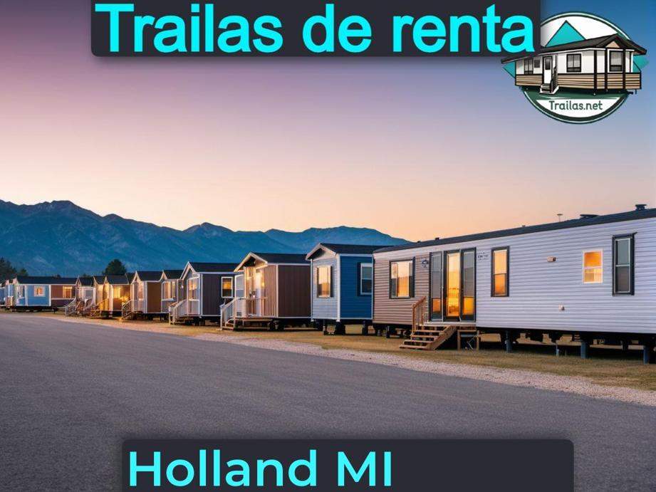 Parqueaderos y parques de trailas de renta disponibles para vivir cerca de Holland MI