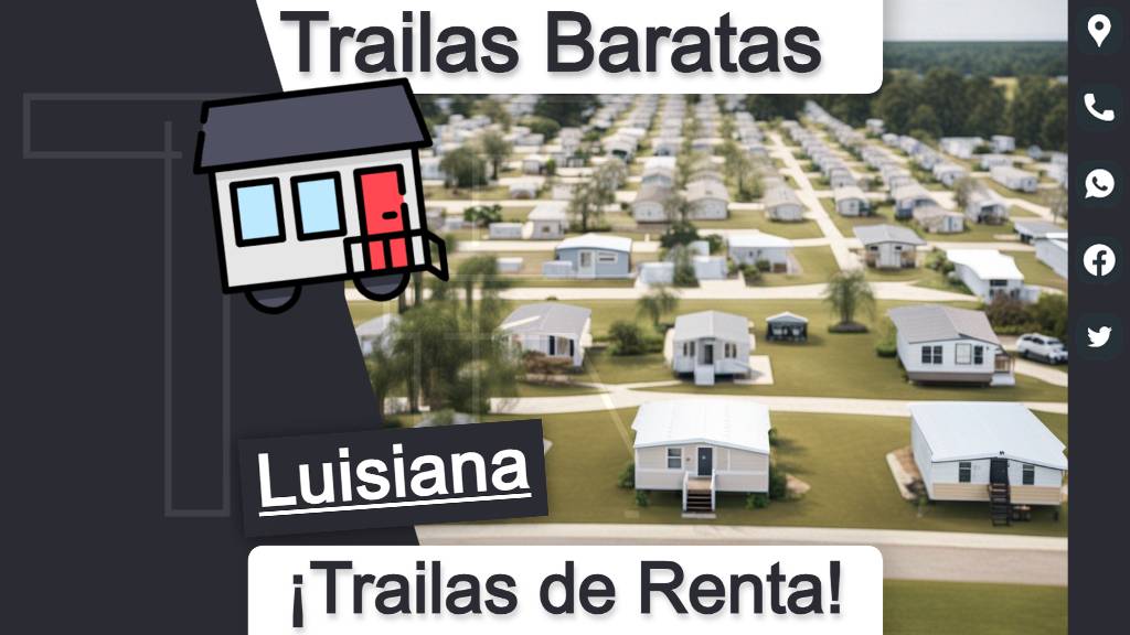 Reserva un lugar en parques de trailas baratos con teléfonos y direcciones para una vida sin lujos en el estado de Luisiana (Louisiana).