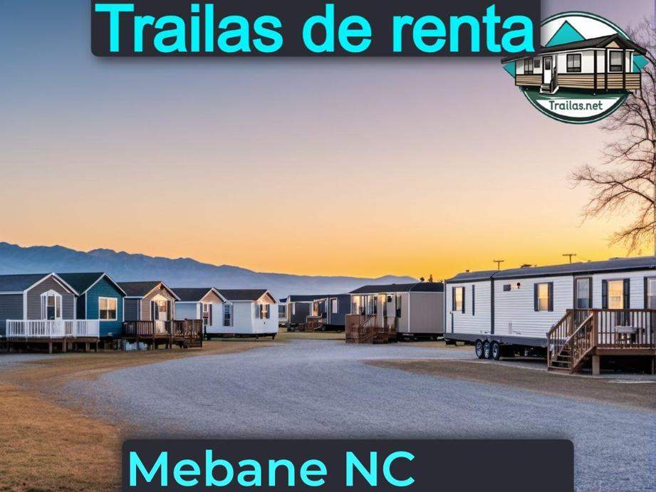 Parqueaderos y parques de trailas de renta disponibles para vivir cerca de Mebane NC