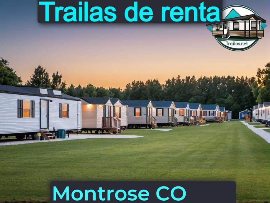 Parqueaderos y parques de trailas de renta disponibles para vivir cerca de Montrose CO