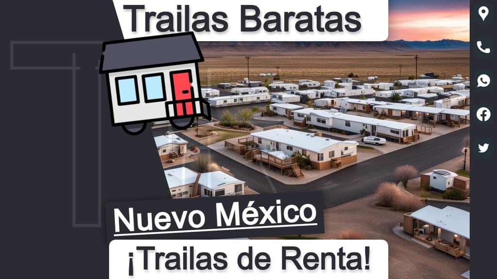 Busca los teléfonos y direcciones de parques de trailas a precios bajos para una vida rentable en el estado de Nuevo México (New Mexico).