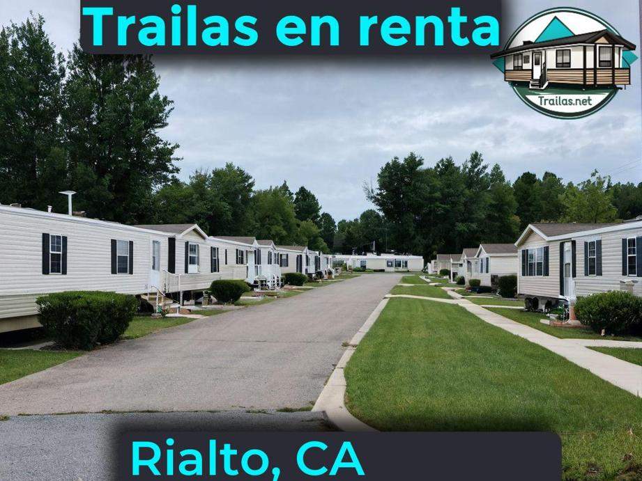 Parqueaderos y parques de trailas de renta disponibles para vivir cerca de Rialto CA