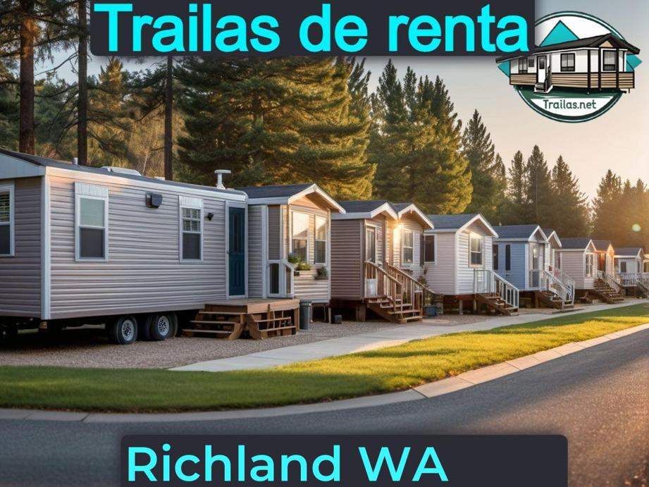 Parqueaderos y parques de trailas de renta disponibles para vivir cerca de Richland WA