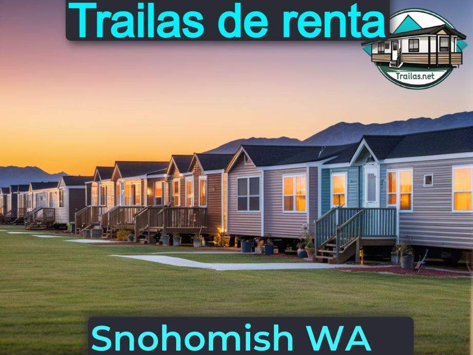 Parqueaderos y parques de trailas de renta disponibles para vivir cerca de Snohomish WA