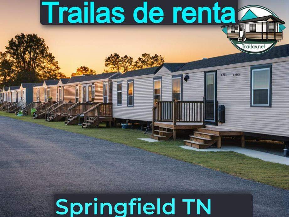 Parqueaderos y parques de trailas de renta disponibles para vivir cerca de Springfield TN
