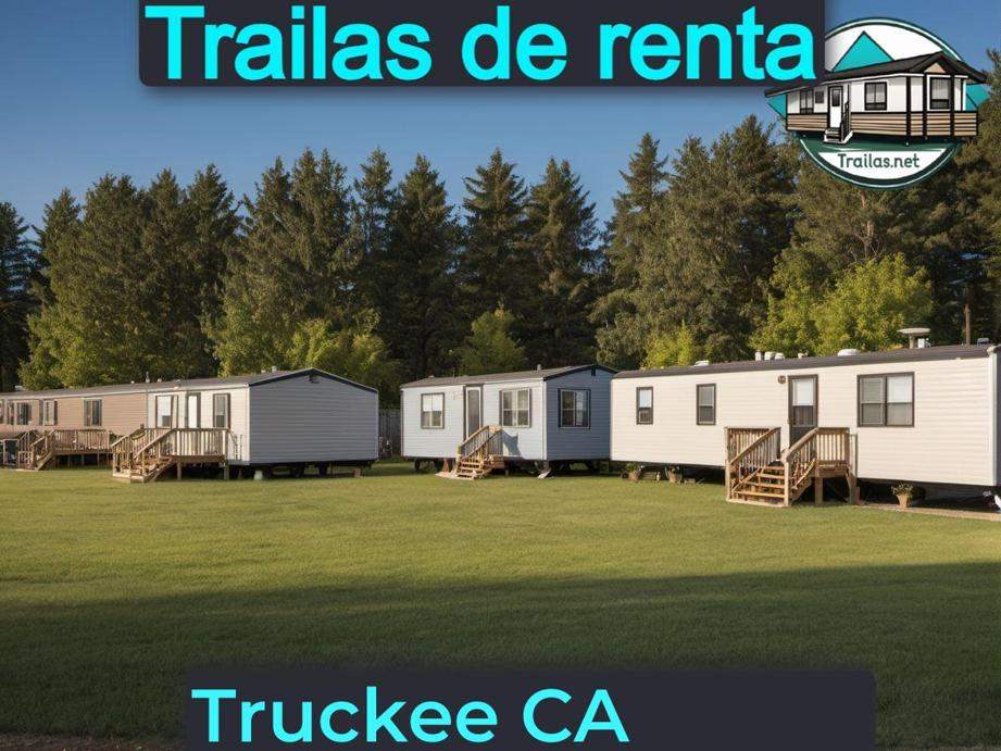 Parqueaderos y parques de trailas de renta disponibles para vivir cerca de Truckee CA