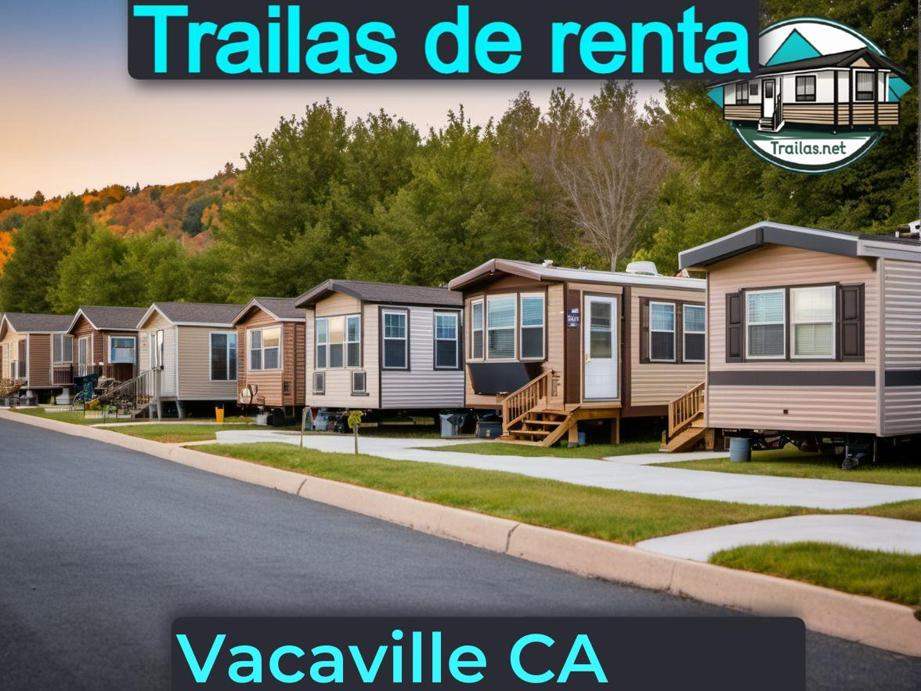 Parqueaderos y parques de trailas de renta disponibles para vivir cerca de Vacaville CA