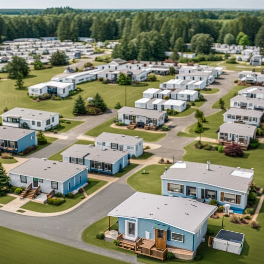 Complejo de trailas de renta, una opción asequible para vivir de forma barata en Oklahoma, Oklahoma